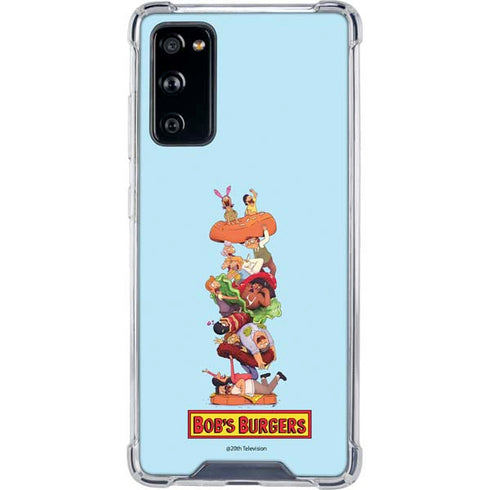 Bobs Burgers Stacked Galaxy S20 FE Clear Case